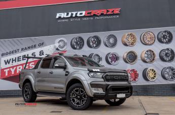 FORD RANGER GD06 GLOSS BLACK MILLED
